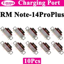 10Pcs Charging Port Connector USB for Xiaomi Redmi Note 11 12 13 Pro Plus 12s 11s 14Pro 4G 5G 12Pro Charge Dock Jack Socket Plug