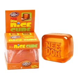Schylling Nee Doh Nice Cube & Glitter Cube Sensory Fidget Toy Stress Relief Desktop Decor Relax Blind Box Gift