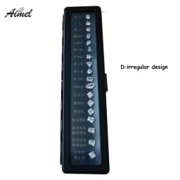 Loose Diamond Zircon Stone Tester Tools Gemstone Teaching Prop Weight Diameter Ratio Size Specific Gravity Display Box