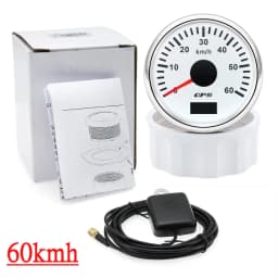 HD 52MM GPS Speedometer 30/60/80/120/200 Km/h Boat Car Truck Speed Gauge Meter 7 Color Backlight With GPS Antenna 9-32V