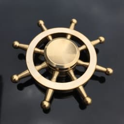 Copper Core Bullet Shape Hand Spinner Spinner Finger Spinner Metal Spiner with Box Anti Relieve Stress Toys for Adult