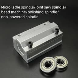 Spindle Assembly for Woodworking Mini Lathe Beads Locomotive Lathe 65 Small 50 Three-jaw Rotary Chuck 80 Four-jaw Chuck