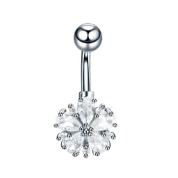 1PC Devil Heart Butterfly Navel Piercing Stainless Steel Crystal Belly Button Rings for Women Drop Dangle Earring Body Jewelry