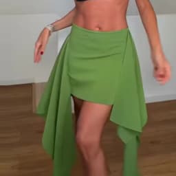 High Waist Asymmetrical Hem Midi Skirt Ruffle Flowy Irregular Hem A Line Skirts 2026 Summer Elegant Casual Vacation Chic Outwear