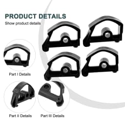 4Pcs For Black & Decker Workmate Workbench Leg Catch Spring Parts 242416-00 Work Bench Leg Catch Replacement Set