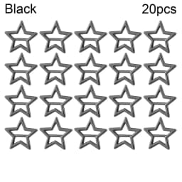 20pcs Newest 3.5mm Mini Ultra-small Star Tri-glide Belt Buckle Doll Bags Buckles Diy Doll Buttons Shoes Accessories
