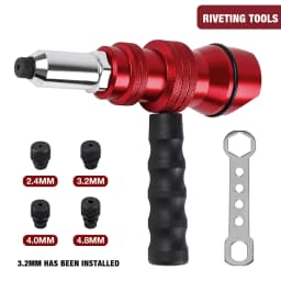 Riveting Machine Electric Rivet Gun Adapter Home 2.4mm-3.2mm-4.0mm-4.8mm Riveting Tools Cordless Multi-function Riveting Machine