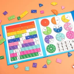 Magnetic Fraction Puzzles for Math Mastery Montessori Enlightenment with Fun Arithmetic Teaching Aid Cognitive Educational Toys