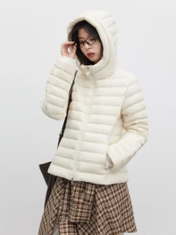 CHIC VEN Women's Down Coats Solid Hooded Female 90 White Down Jacket Slim Lightweight Warm Casual Overcoat Autumn Winter 2026