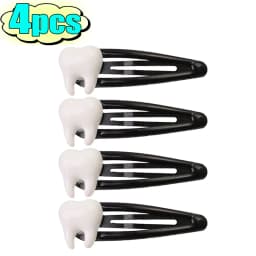 Creative Simulation Teeth BB Clip Cute Bangs Fixed Decorative Hairclip Y2K Girl Sweet Hair Clip Kawaii Hairpins Hair Accessories