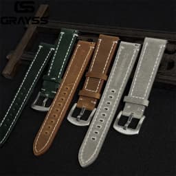 Retro 36/39mm Pilot Little Prince Watch Case Stainless Steel Sapphire Glass 20ATM Fit NH35 NH36 Movement Part Leather Strap