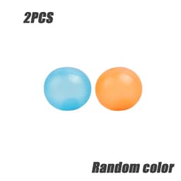 Luminous Wall Target Ball Sucker Sticky Decompression Toy Squeeze Ball Colorful TPR Stress Relief Balls Random Color
