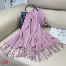 Luxury Solid Winter Scarf Women Pashmina Shawls Soft Scarves Wraps Cashmere Feel Blanket Warm Stoles for Lady Outdoor Bufanda