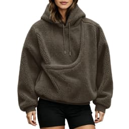 Unisex Fall And Winter Casual Fleece Solid Color Pet Pocket Hooded Sweatshirt Funny Pullover Sleeve Hoodie