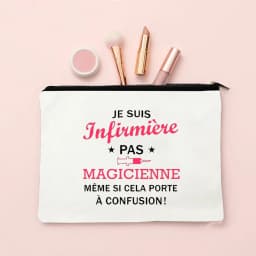 I Am A Top Nurse Print Makeup Bag Travel Neceser Toiletry Organizer Pouch Female Canvas Zipper Cosmetic Bags Best Gift for Nurse