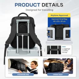 Travel Backpack Airplane Cabin Bag Ryanair Backpack 40x20x25 Luggage Laptop Bag Anti-Theft Men Women's Bag for Sports Trekking