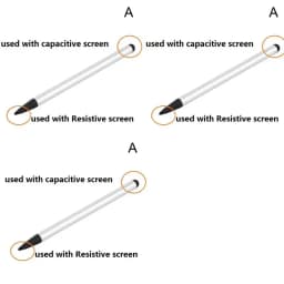1/2/3pcs Universal Tablet Pen Phone Capacitive/Resistive Stylus Pen For IPhone Ipad Android All Touch Screens Rubber Stylus Pens