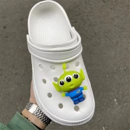 Mesuca Toy Story 3D Shoes Charms Set Buzz Lightyear Woody Alien Shoe Decorations for Clogs Sandals Cute DIY Accessories