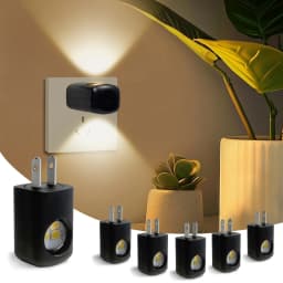 LED Night Light With Motion Sensor Light EU US Plug Socket Lamps Children Night Lights Wireless Wall Bedside Bedroom Night Lamp