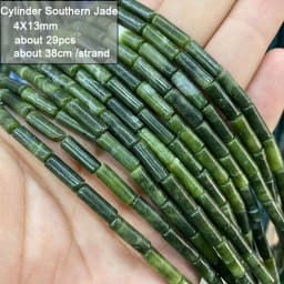 Wholesale 100% Natural Green Jade Cylinder Square Irregular Faceted Round Stone Beads for Jewelry Making Diy Bracelet Charms