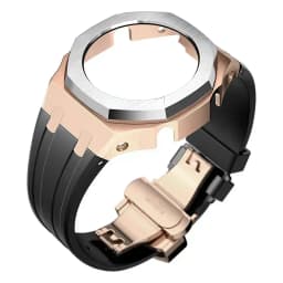 Mod Kit For Casioak GMAS2100 Stainless Steel metal Case Rubber Strap for Mod Kit GMA-S2100 4thGen Replacement shoc K Accessories