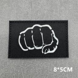 3D Tactical Patches IR Reflective Badge on Backpack Vest Clothing DIY Morale Tactical Badges Hook&Loop Laser Cut Supplies