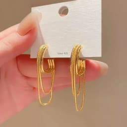 1 Pair Fashion Temperament Elegant Sun Flower Stud Earrings for Women Suitable Individuation Party Wedding Jewelry Birthday Gift
