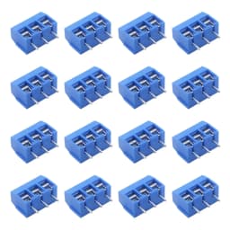 10/50PCS PCB Terminal Block Connector Pitch 5.0mm KF301 Straight Pin 2P 3P Screw PCB Terminal Blocks Connector Assortment Kit