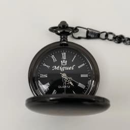Customize With Your LOGO Name Text Classic Fashion 47MM Fob Chain Smooth Steel Polish Quartz Pocket Watch Mens Pendant Presents