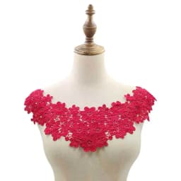 Lace Floral Embroidery Fabric Fake Collar for Needlework White Embroidery Lace Fabric Applique DIY Dress Sewing Supplies Craft