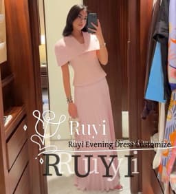 Customized Light Pink Pleated Sweet Prom Dress Beads Cape Evening Dresses Floor-length 3 Piece Party Formal Occasion Gown