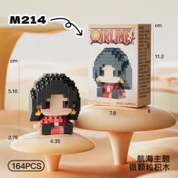 Hot Sun God Nika Luffy Micro Building Block Chopper Ace Buggy 3D Anime Model Assembly Mini Bricks Figure Toys For Gift