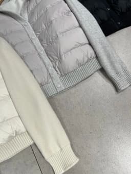 2026Fall/Winter Women's Cashmere-Knit Hooded Down Coat