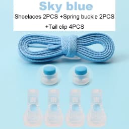 Classic Lock Shoelaces Bread Buckle Shoe Laces Sneakers Flat No Ties Shoelace Kids Adult Quick Lazy Lace for Shoes Accessories