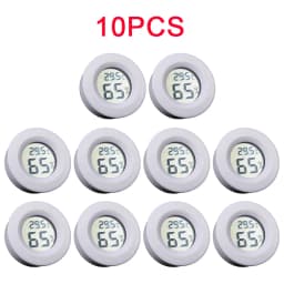 4PCS LCD Digital Thermometer Hygrometer Indoor Room Electronic Temperature Humidity Meter Sensor Gauge Weather Station Home 