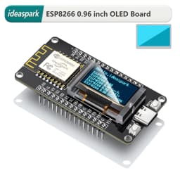 ideaspark ESP8266 Development Board NodeMCU with 0.96 inch OLED Display,Screen Protector Case,CH340,WiFi Wireless TypeC Module