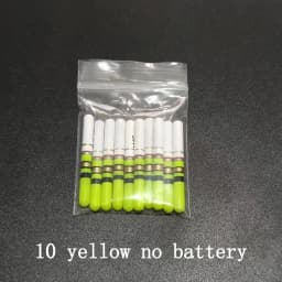 10pcs Light Sticks Green/Red Work with CR322 Battery Waterproof LED Lamp Lightstick Luminous Night Fishing Tackle Accessory J466