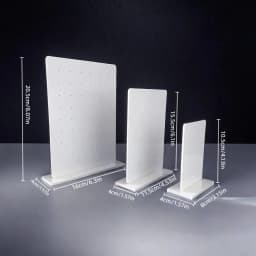 Acrylic 16-36-48 Holes Portable Earrings Ear Studs Holder Jewelry Display Stand  Earring Showcase Storage Rack Organizer Box