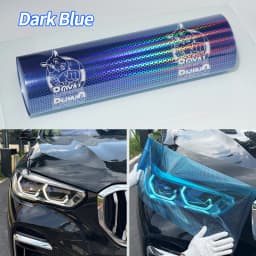 Car Motorcycle Vinyl Wrap Foil Laser Honeycomb Headlight Taillight Tint Film Modify Color Changing Stickers Car Styling