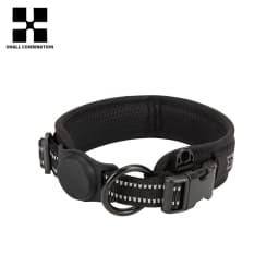 Personalized AirTag Dog Collar Adjustable Nylon Reflective Padded Pet Dog Collar for Small Medium Large Dog Accessories