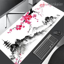 Japanese Cherry Blossoms Mouse Pad Gaming XL New Large Mousepad Sakura XXL MousePads Anti Slip Carpet Mice Pad Desktop Mousepads