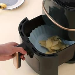 Reusable Air Fryer Silicone Pot Non Stick Baking Liner Heat Resistant Kitchen Cooking Mat Household Food Grade Bakeware Supplies
