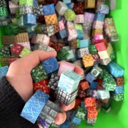 10-500 pcs Magnetic Building Blocks Mine World Magnetic Forest House STEM Sensory Toys Brick Cube Toys Set Creative Toy for Gift