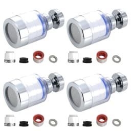Kitchen Faucet Water Filter Pressurized Sink Filter Water Purifier 360° Tap Splash Proof Faucet Aerator Extender for Bathroom