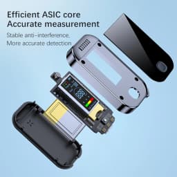 NEW Portable Alcohol Tester Professional Breathalyzer With LCD Display USB Rechargeable Electronic Digital Breath Alcohol Tester