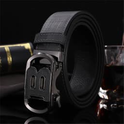 High Quality Leather Belt Men Luxury Brand Designer fashion Canvas Belts for Men Strap Male Metal Automatic Buckle Belt