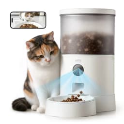 DOUDOU PET Wireless Automatic Pet Feeder Auto Vacuum Cat Food Dispenser Smart Control Pet Feeder For Cats Dog Dry Food