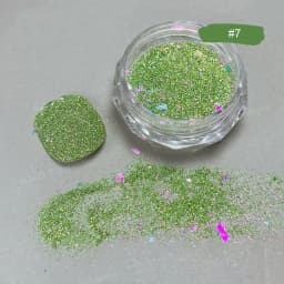 12 Colors Chameleon Glitter Flakes Irregular Untra-Thin Chameleon Yuki Glitter Sequins Mirror Effect Manicure Chameleon Sequins