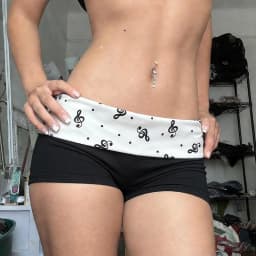 American Casual Basic Printed Color Blocked Low Waist Shorts Y2K Spicy Girl Personality Street Fashion Wear Tight Pants