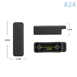1Pcs Black Replacement Plastic Stud Luggage Feet Pads Baggage Stud Foot Feet Pads For All Suitcase Bags Luggage Stand Feet 2025